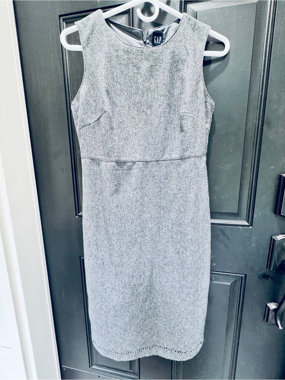 GAP Gray Sleeveless Wool Dress